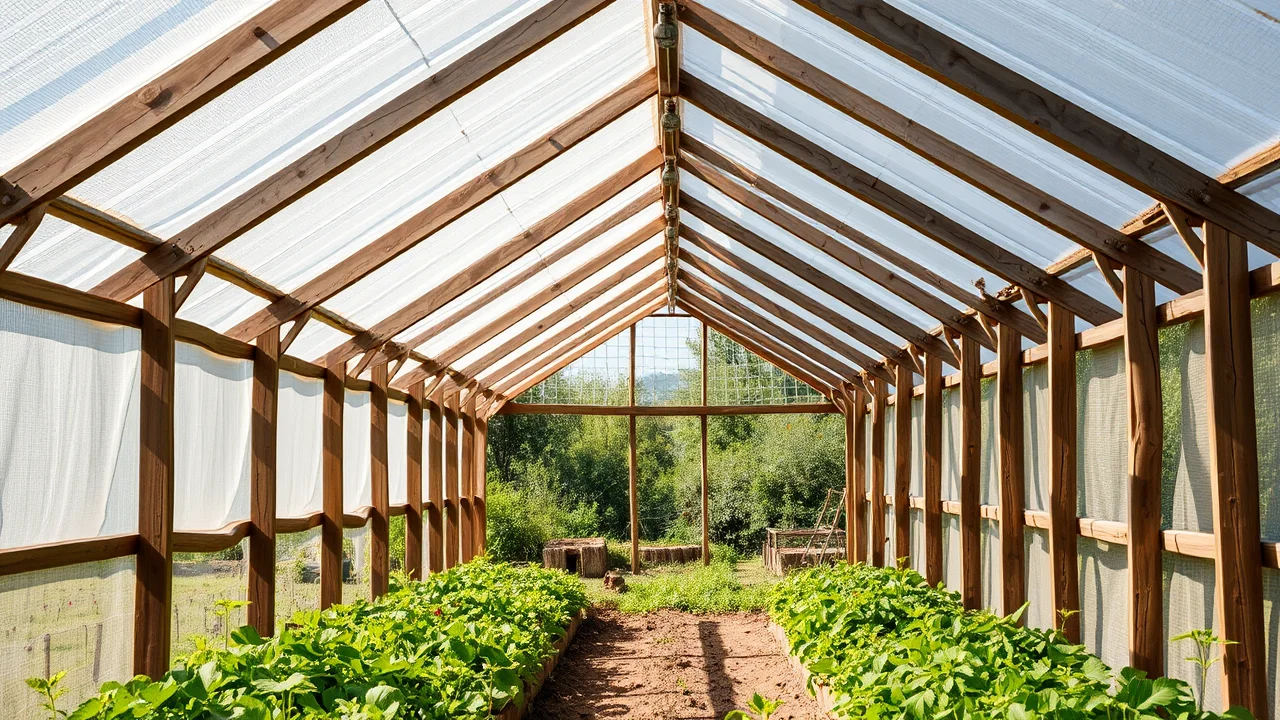 Парник своими руками чертёж и пошаговая сборка