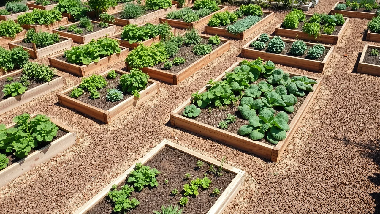 Схема расположения грядок: как спланировать огород с нуля